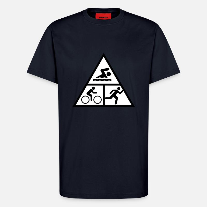 Triatlon_v2 - T-Shirt - made by SPREAD - DARK NAVY