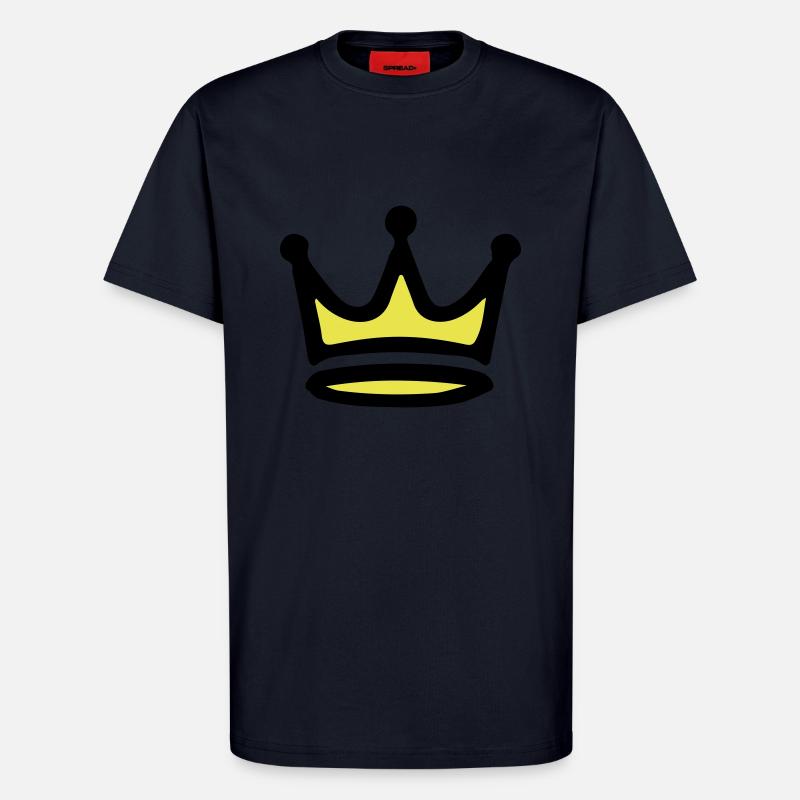 Krone Symbol - T-Shirt - made by SPREAD - DARK NAVY