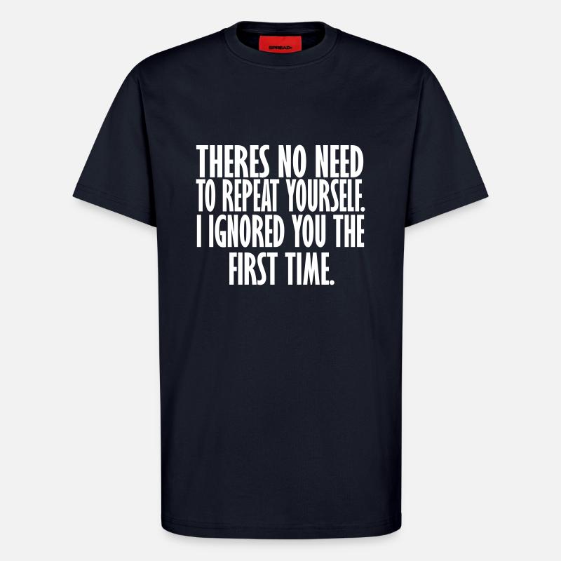 funny t - T-Shirt - made by SPREAD - DARK NAVY