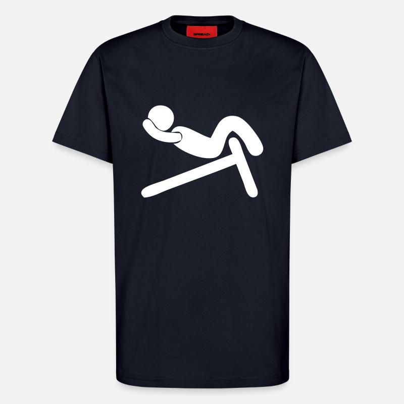 ABS ABS ABS - T-shirt bio décontracté fabriqué en UE - DARK NAVY