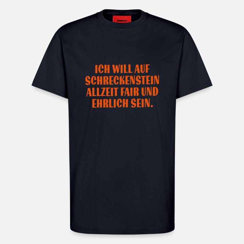 Kinder Kapuzenpullover - Burg Schreckenstein Schwu - T-Shirt - made by SPREAD - DARK NAVY