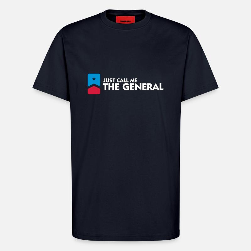Appelez-moi simplement le général - T-shirt bio décontracté fabriqué en UE - DARK NAVY