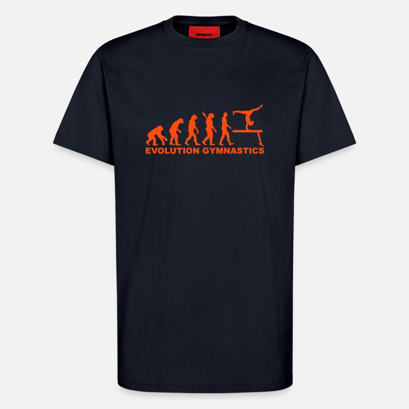 Evolution Gymnastics - T-shirt bio décontracté fabriqué en UE - DARK NAVY