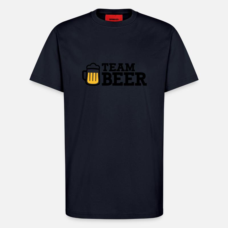Team Beer - T-Shirt - made by SPREAD - DARK NAVY