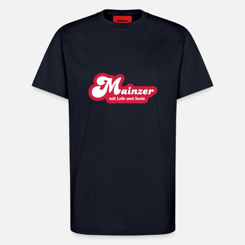 Mainzer-Mit Leib und Seele - T-Shirt - made by SPREAD - DARK NAVY