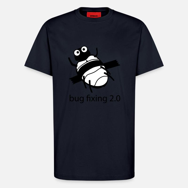 bug fixing 2.0 - T-Shirt - made by SPREAD - DARK NAVY