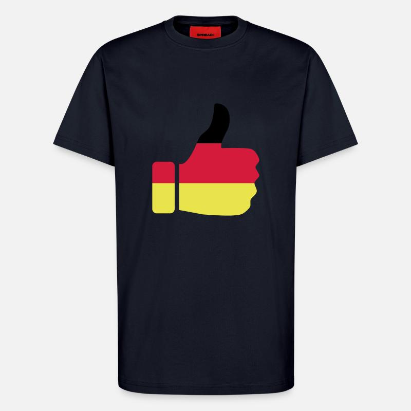 Thumbs up for Germany - T-Shirt - made by SPREAD - DARK NAVY
