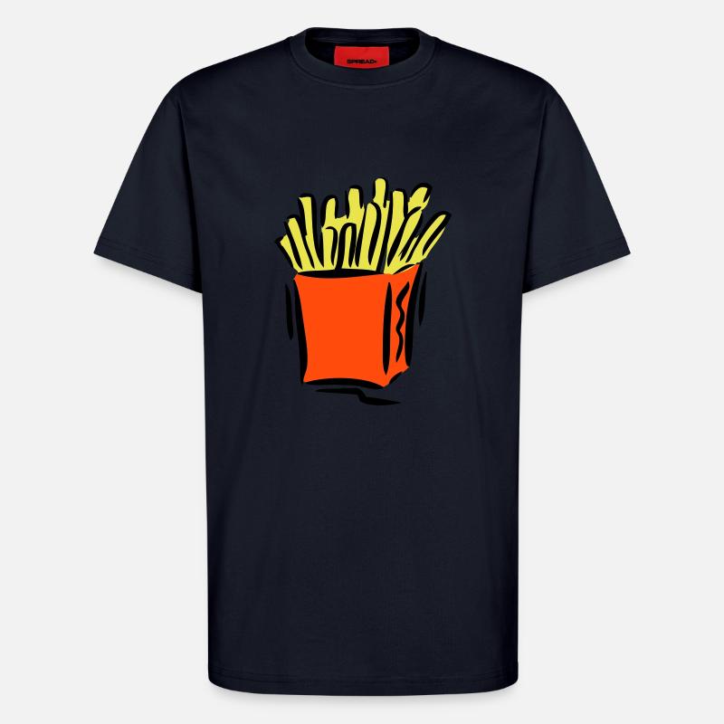 Pommes - T-Shirt - made by SPREAD - DARK NAVY