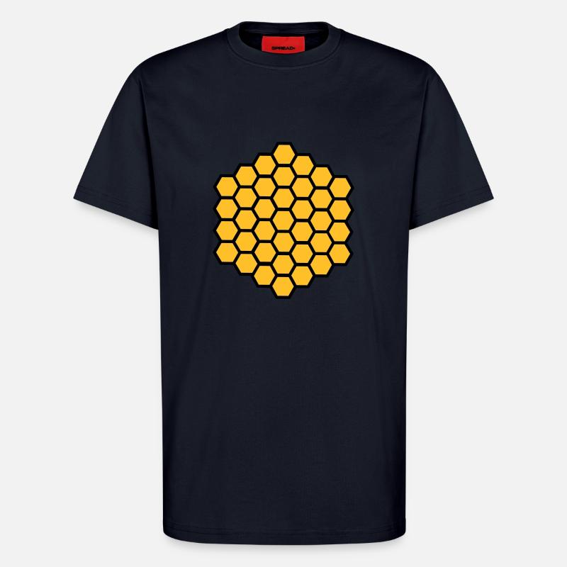 Wabe - T-Shirt - made by SPREAD - DARK NAVY