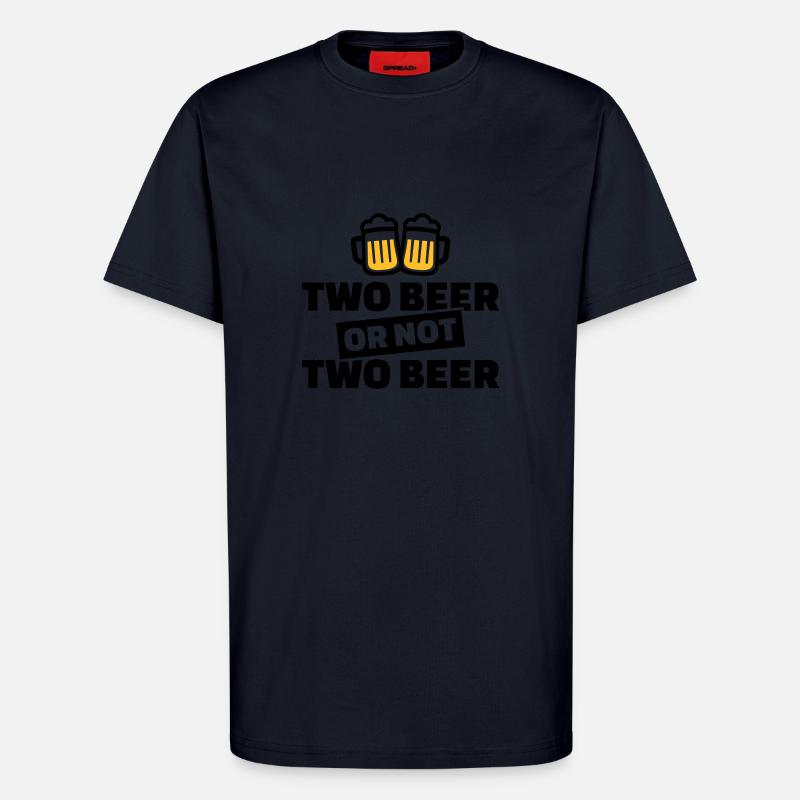 Bier - T-Shirt - made by SPREAD - DARK NAVY