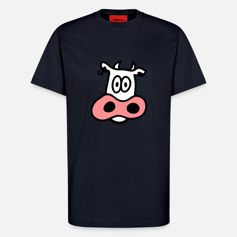 Kuh 3 - T-Shirt - made by SPREAD - DARK NAVY