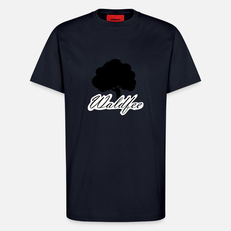 Waldfee wald fee baum 2c - T-Shirt - made by SPREAD - DARK NAVY