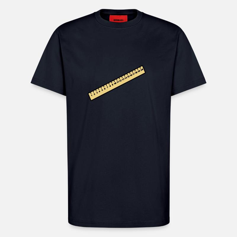 Ruler - T-Shirt - made by SPREAD - DARK NAVY