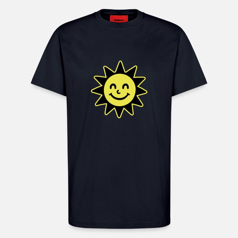 Sonne Comic Sommer - T-Shirt - made by SPREAD - DARK NAVY
