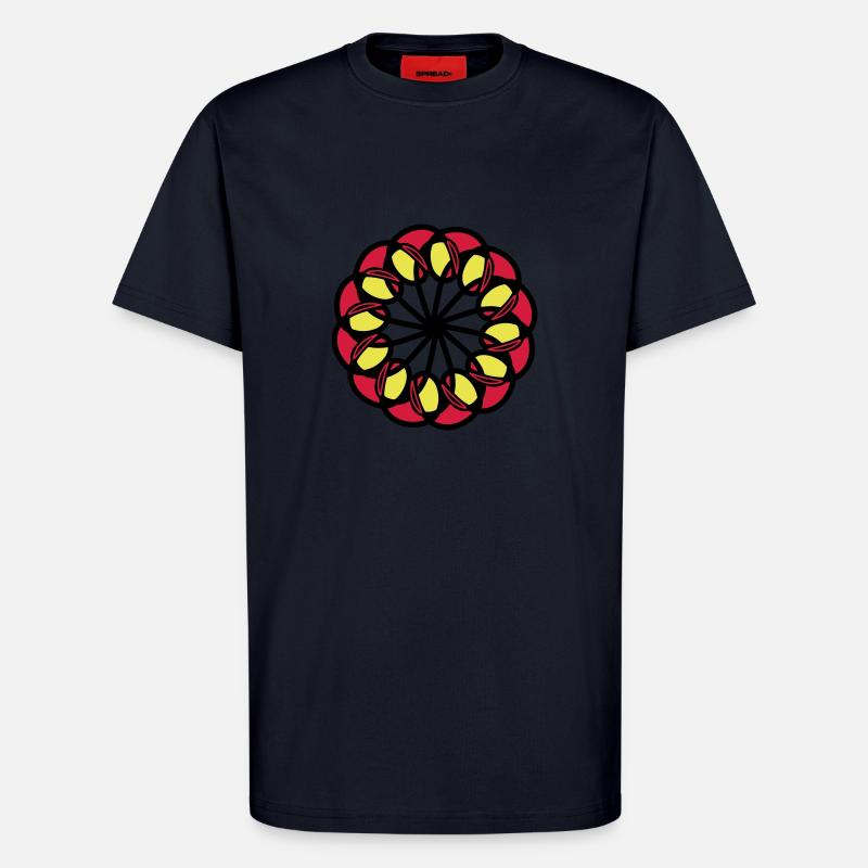 mandala - T-Shirt - made by SPREAD - DARK NAVY