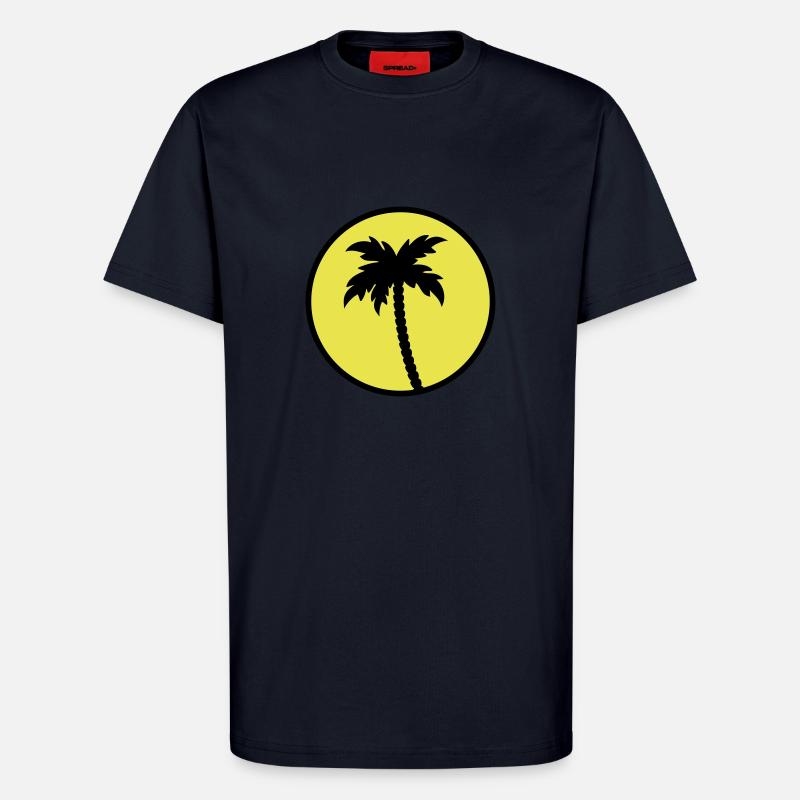 palme design sonne - T-Shirt - made by SPREAD - DARK NAVY