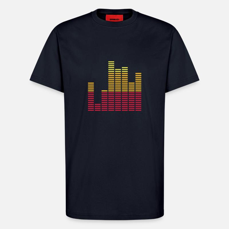 Equalizer - T-shirt bio décontracté fabriqué en UE - DARK NAVY