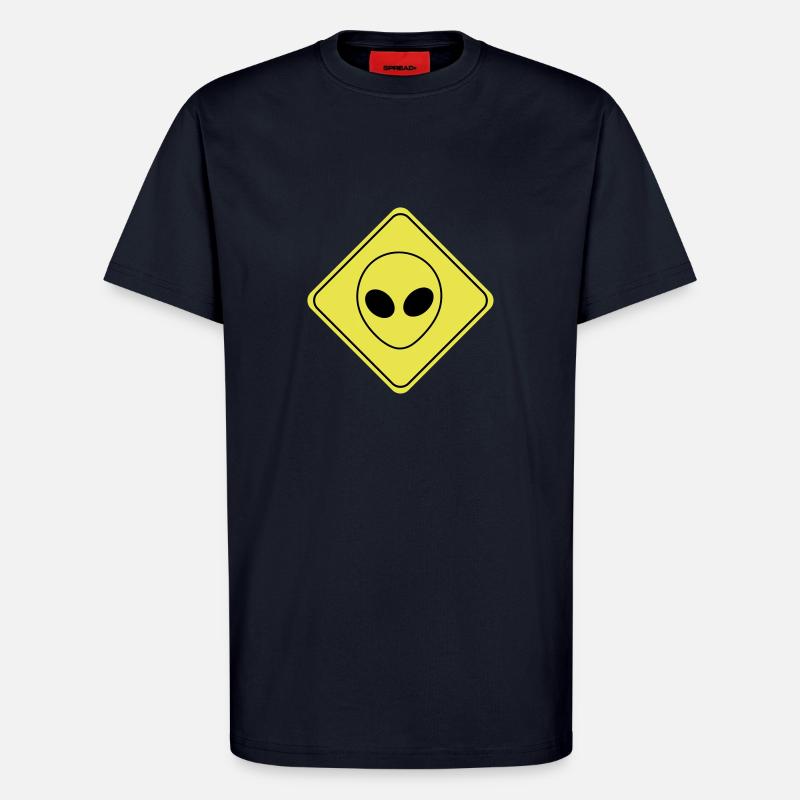 Alien Zeichen - T-Shirt - made by SPREAD - DARK NAVY