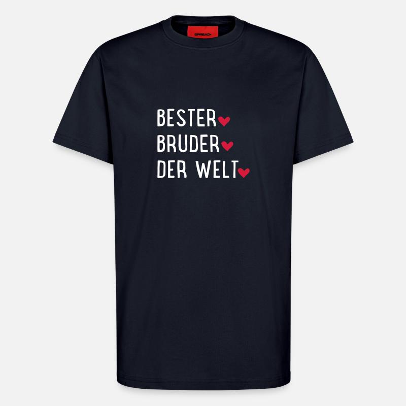 Bester Bruder der Welt - T-Shirt - made by SPREAD - DARK NAVY