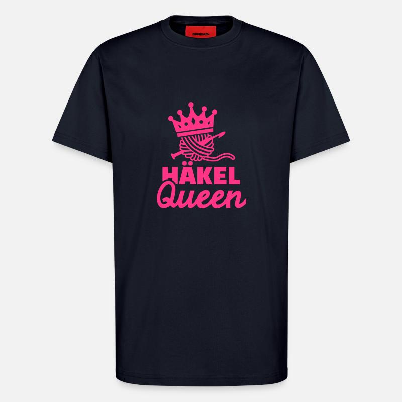 Häkeln - T-Shirt - made by SPREAD - DARK NAVY