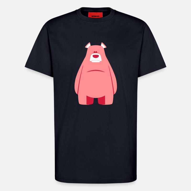 blue bear - T-Shirt - made by SPREAD - DARK NAVY