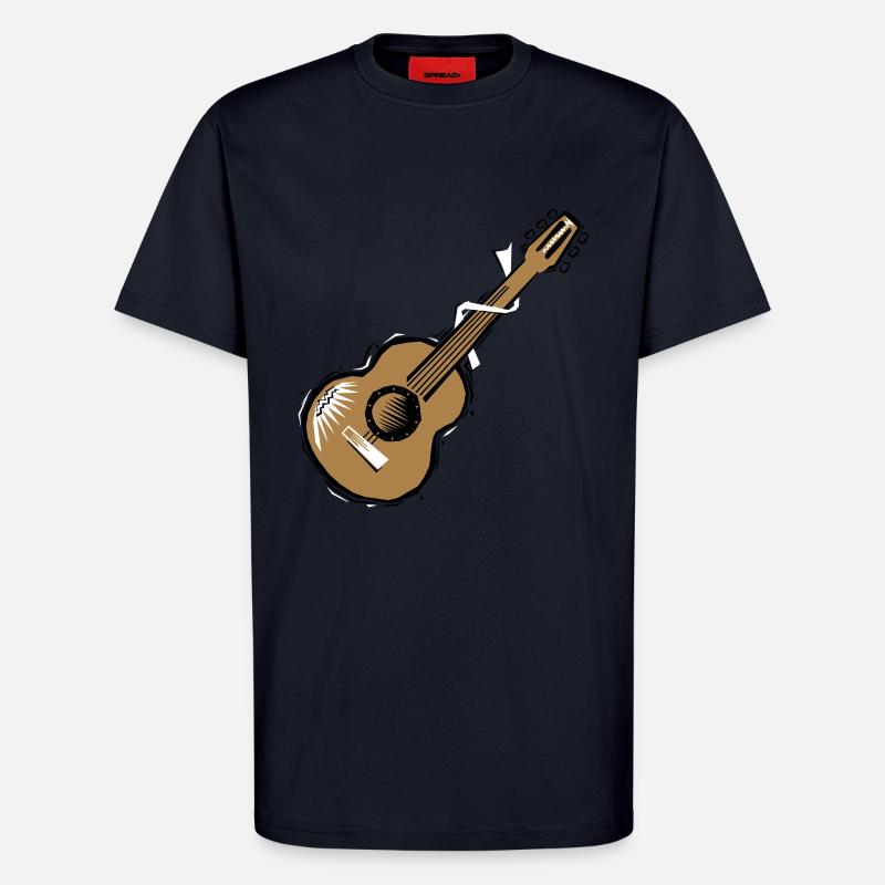 Guitar gift idea - T-Shirt - made by SPREAD - DARK NAVY