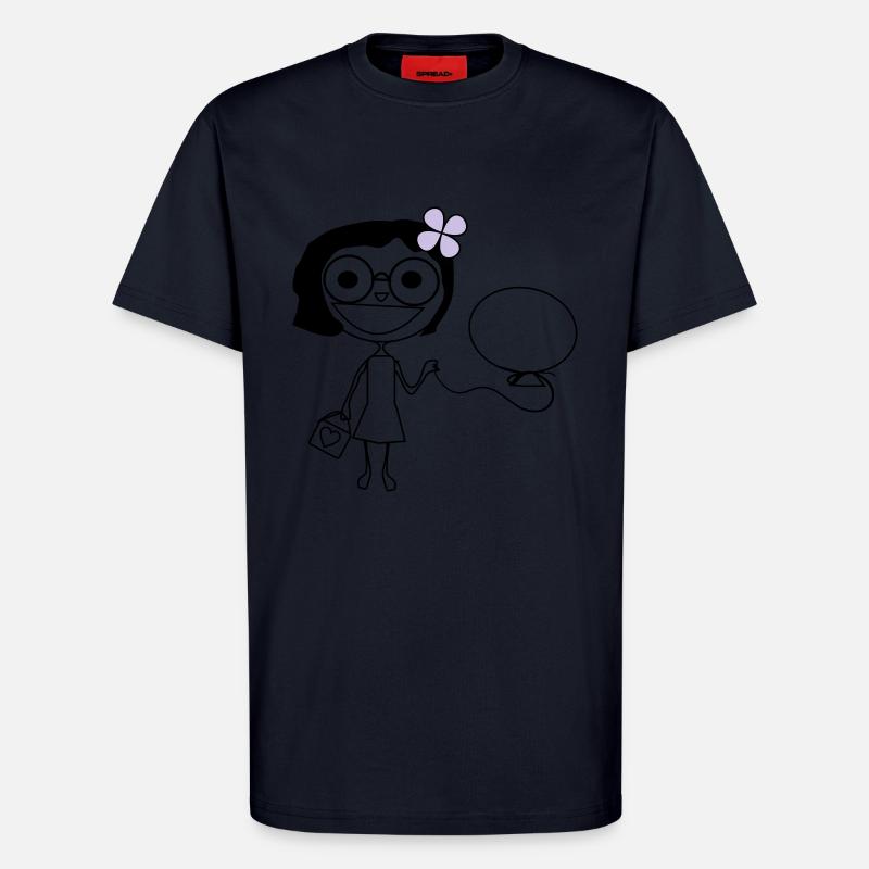 Mädchen - T-Shirt - made by SPREAD - DARK NAVY
