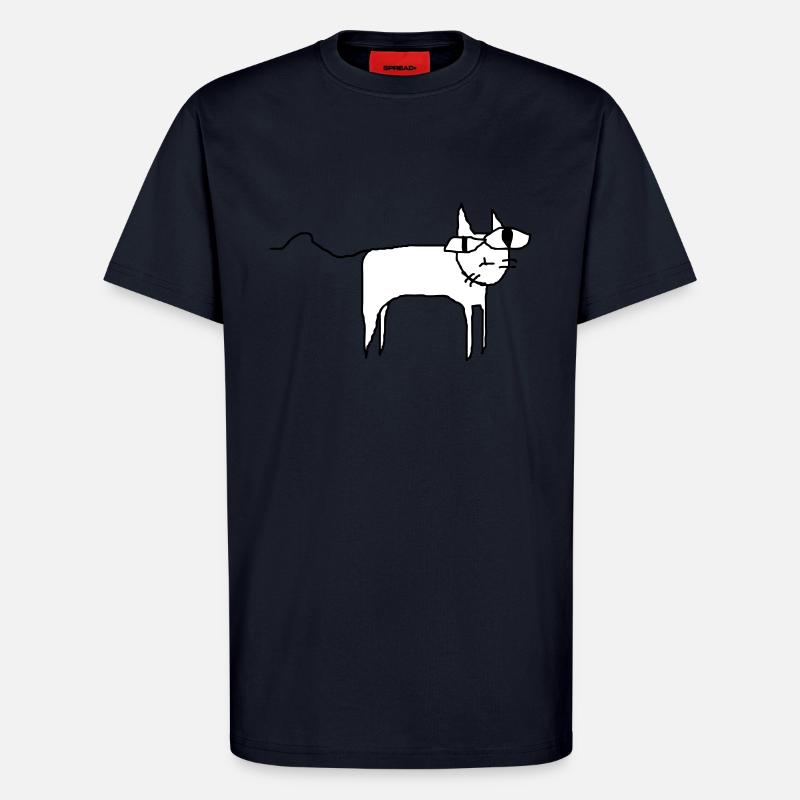 Katze - T-Shirt - made by SPREAD - DARK NAVY