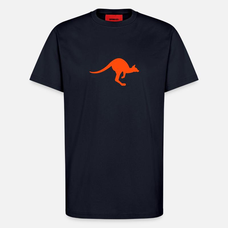 Känguru - T-Shirt - made by SPREAD - DARK NAVY