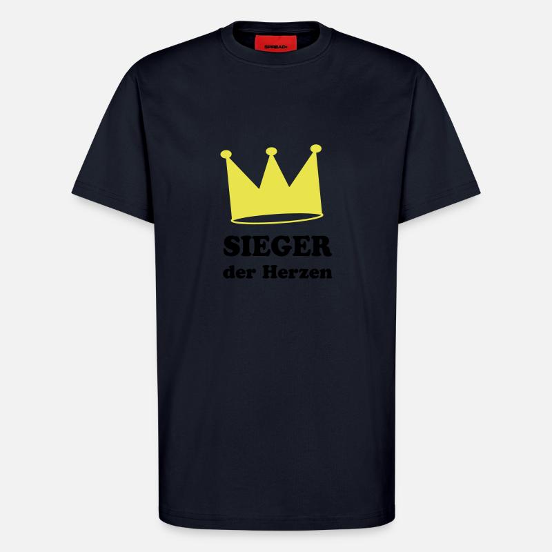 Sieger der Herzen - T-Shirt - made by SPREAD - DARK NAVY