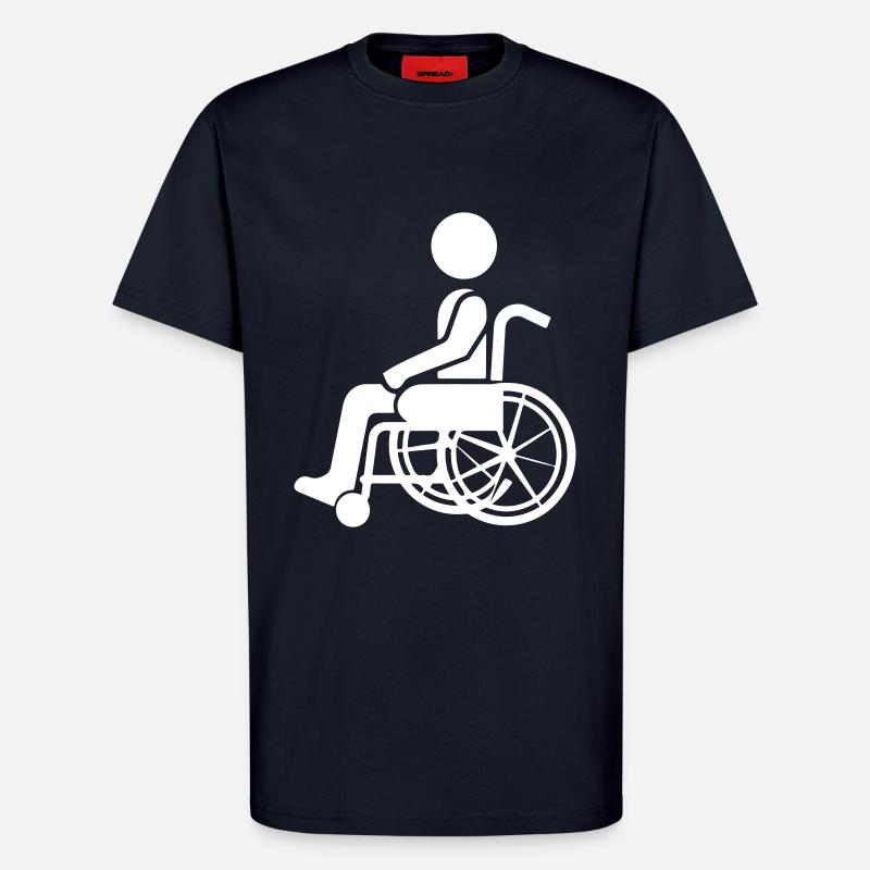 Rollstuhl - T-Shirt - made by SPREAD - DARK NAVY