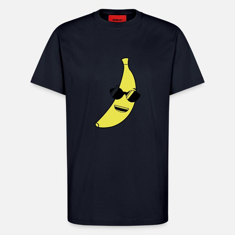 banane_cool_2 - T-Shirt - made by SPREAD - DARK NAVY