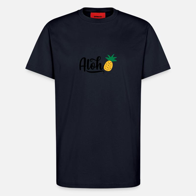 Aloha Ananas - T-Shirt - made by SPREAD - DARK NAVY