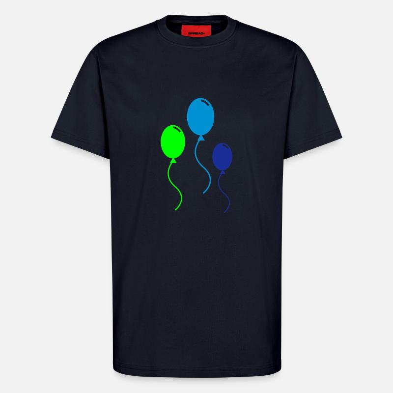 BALLOONS - T-Shirt - made by SPREAD - DARK NAVY
