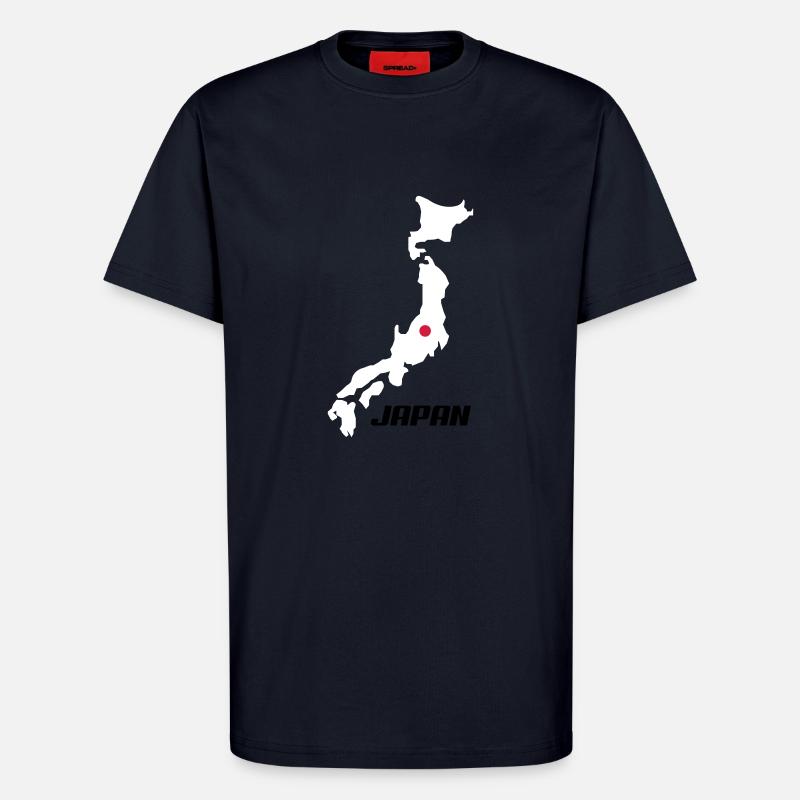 japan3 - T-shirt bio décontracté fabriqué en UE - DARK NAVY