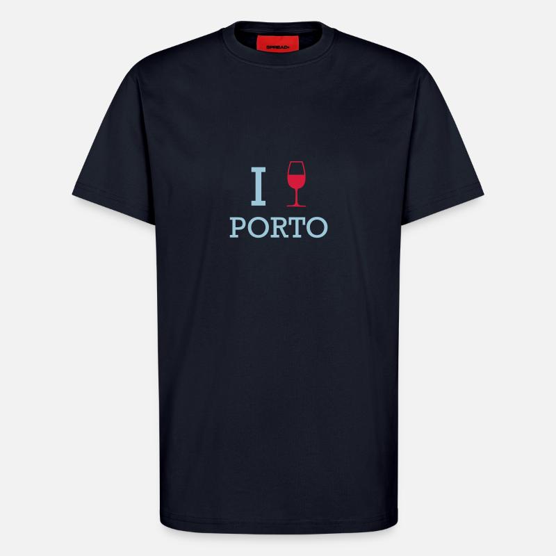 Ich liebe Porto - T-Shirt - made by SPREAD - DARK NAVY