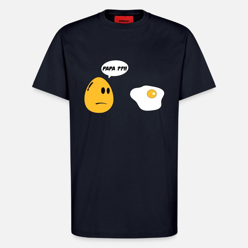 Egg Daddy - T-Shirt - made by SPREAD - DARK NAVY