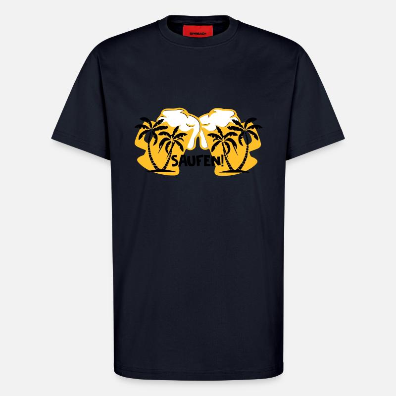 Saufen! - T-Shirt - made by SPREAD - DARK NAVY