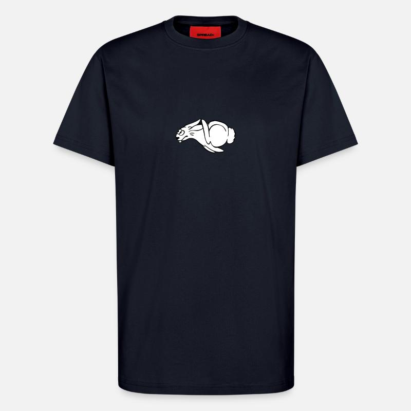 Quick Bunny - T-Shirt - made by SPREAD - DARK NAVY