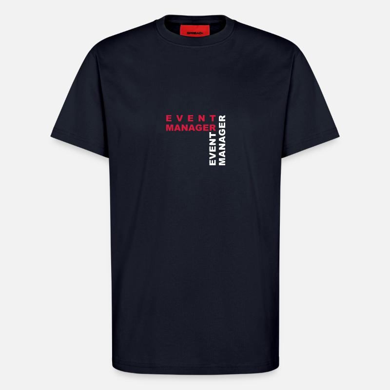 Eventmanager - V2 - T-shirt bio décontracté fabriqué en UE - DARK NAVY