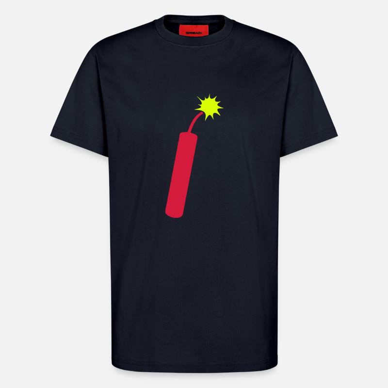 Dynamit Docht Lichter 1206 - T-Shirt - made by SPREAD - DARK NAVY