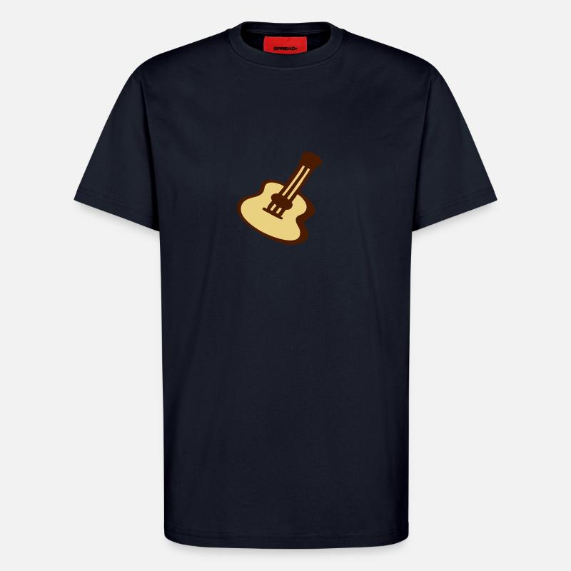 Guitar - T-Shirt - made by SPREAD - DARK NAVY