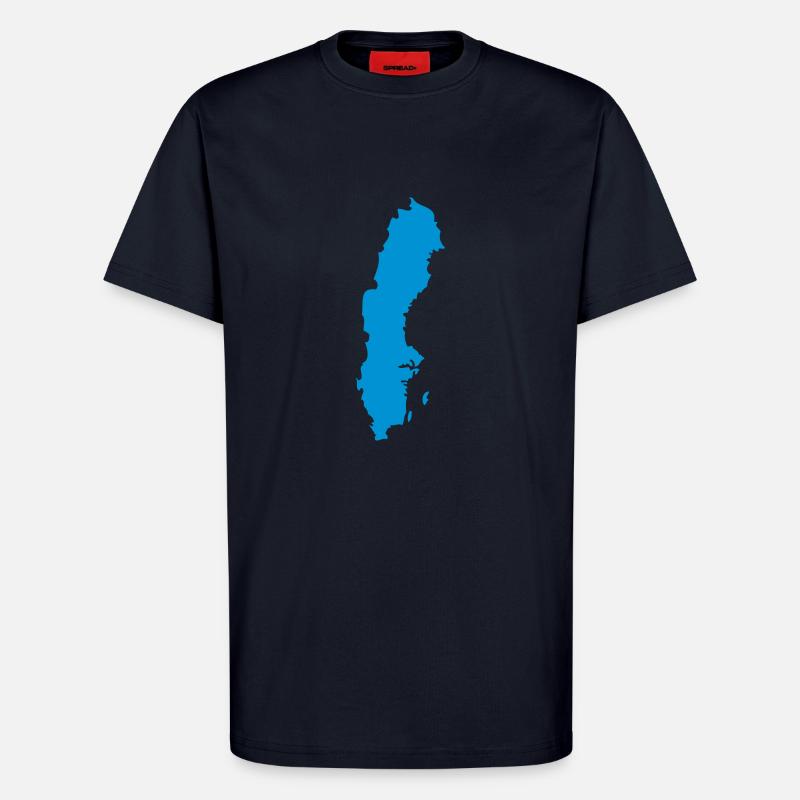 Schweden - T-Shirt - made by SPREAD - DARK NAVY