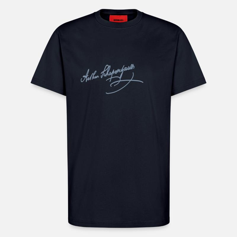Arthur Schopenhauer - T-Shirt - made by SPREAD - DARK NAVY