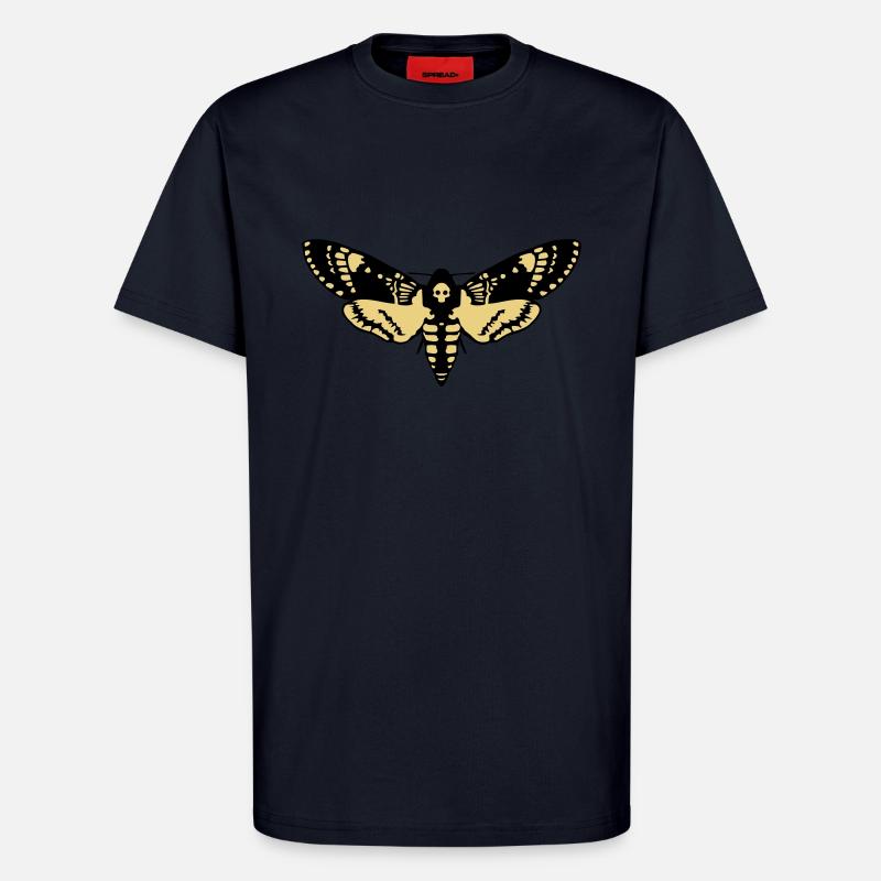 Sphinx Schädel butterfly skull - T-Shirt - made by SPREAD - DARK NAVY