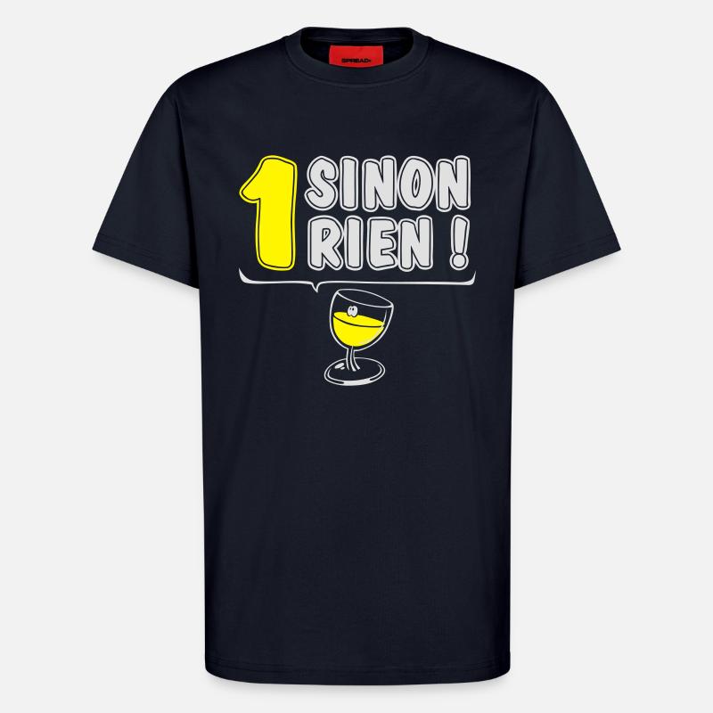 1 gelbe oder nichts - T-Shirt - made by SPREAD - DARK NAVY