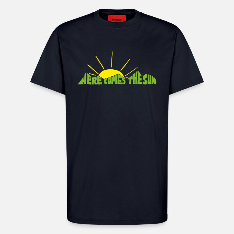 Here comes the sun! - T-Shirt - made by SPREAD - DARK NAVY