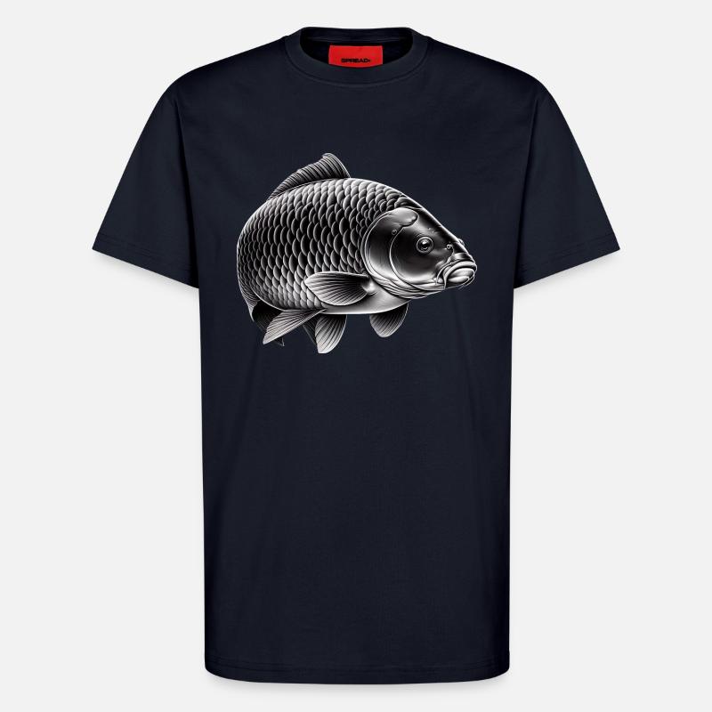 Spiegelkarpfen - T-Shirt - made by SPREAD - DARK NAVY