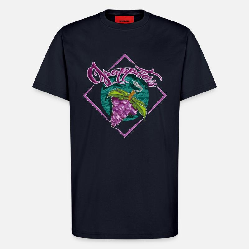 Grap2Caps2 - T-shirt bio décontracté fabriqué en UE - DARK NAVY