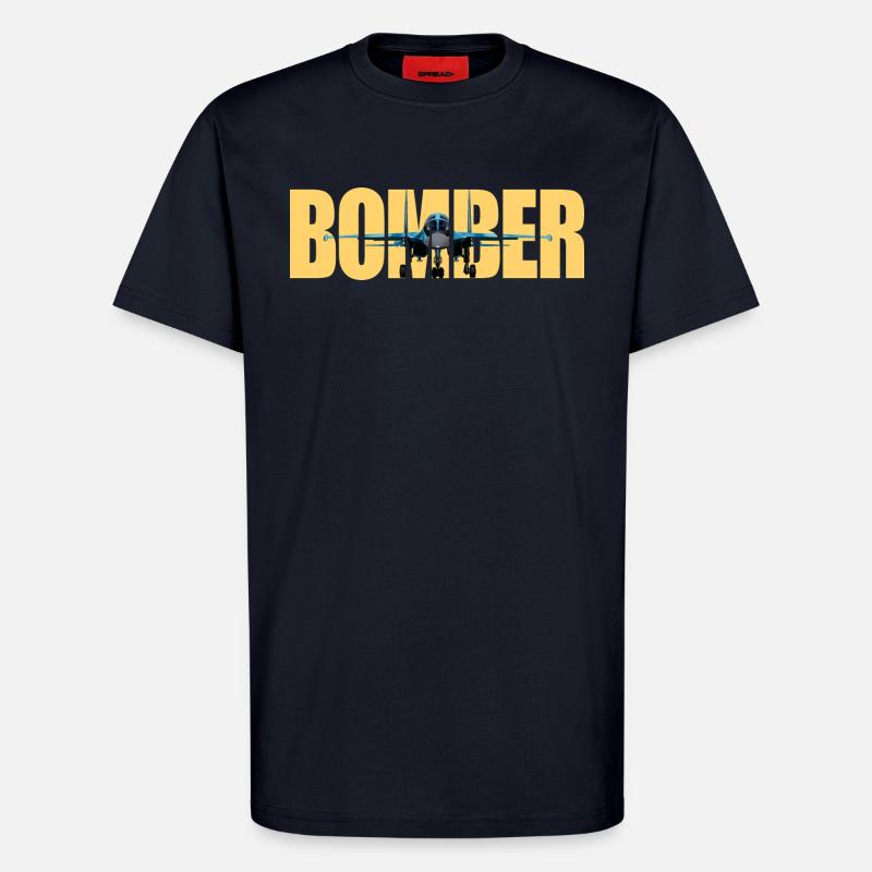 Bomber Su-34 - T-Shirt - made by SPREAD - DARK NAVY